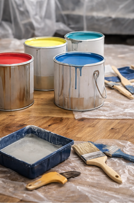 Peintures et matériel professionnel